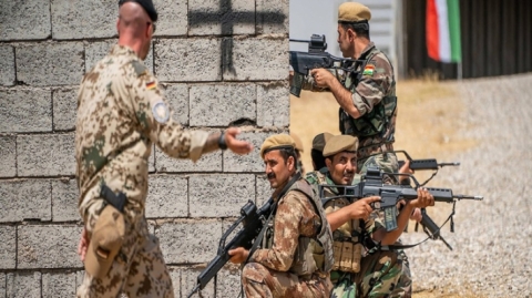 مسؤول بوزارة البيشمركة : التحالف وأمريكا مستمرون في تقديم المشورة والتدريب لقواتنا