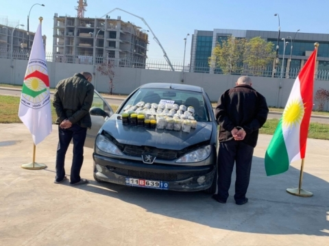 ضبط 41 كيلوغرام من المواد المخدرة في معبر حاج عمران