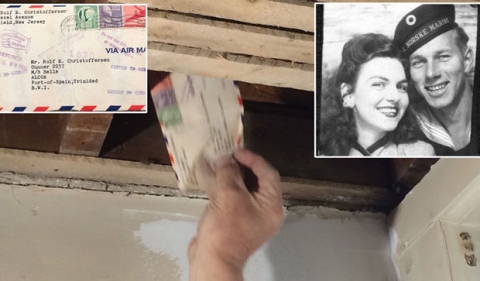 بعد 72 عاماً رسالة غرامية تصل لجندي بالحرب العالمية الثانية