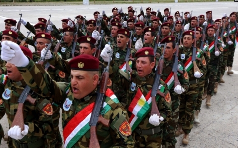 انضمام دفعة جديدة من المقاتلين المسيحيين من سهل نينوى الى قوات البيشمركة