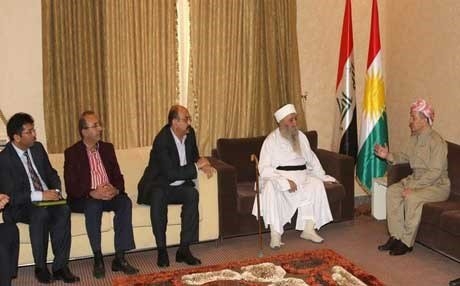بابا شيخ: البارزاني نفذ وعده ونتمنى النصر للبيشمركة 