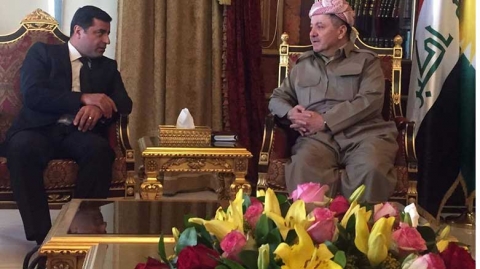 دميرتاش يجتمع ببارزاني في صلاح الدين