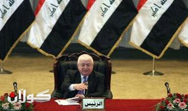 رئيس الجمهورية يهنئ البارزاني بذكرى تأسيس الحزب الديمقراطي