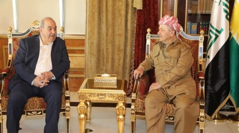 بارزاني وعلاوي يصدران بيانا مشتركا حول المستجدات العراقية