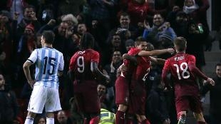 البرتغال تهزم الارجنتين وديا في مواجهة جانبية بين ميسي ورونالدو 