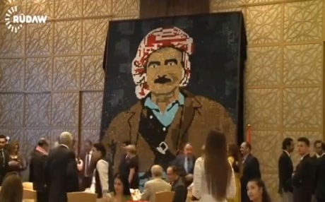 الكورد يدخلون موسوعة غينيس بلوحة لمصطفى البارزاني