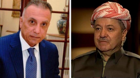 في اتصال هاتفي.. الرئيس البارزاني يعلن دعمه للكاظمي