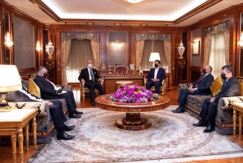 رئيس إقليم كوردستان يستقبل وزير الرياضة والشباب الاتحادي