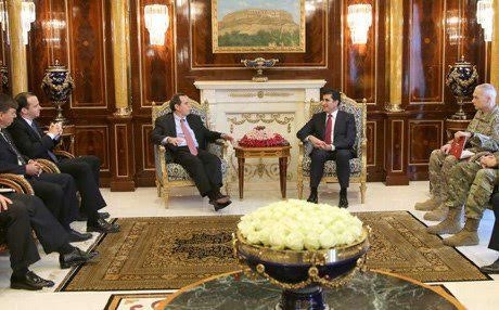 نيجيرفان بارزاني يستقبل السفير الامريكي في العراق