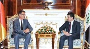 ألمانيا تؤكد على مواصلة دعمها العسكري والإنساني لإقليم كوردستان 