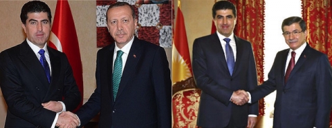 عَـمَّ تحدث نيچیرڤان بارزاني مع أردوغان وداوودأوغلو؟