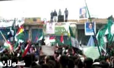 مراقبوا الجامعة العربية يزورون محافظة الجزيرة بكردستان الغربية في سوريا