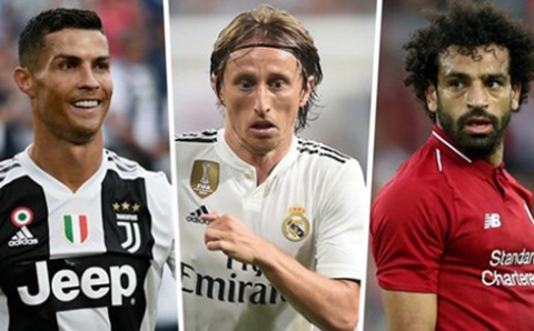 صراع بين صلاح ومودريتش ورونالدو على جائزة أفضل لاعب في العالم