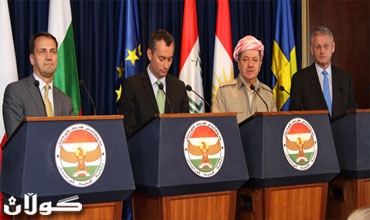 رئيس اقليم كردستان يبحث مع وزراء خارجية السويد وبلغاريا وبولندا الشؤون الكردستانية والعراقية والسورية