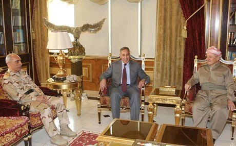 البارزاني والعبيدي يبحثان التعاون العسكري بين اربيل وبغداد