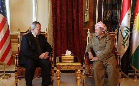 منسق التحالف الدولي جون الن يصل اقليم كوردستان