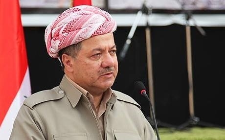 البارزاني يعزي الرئيس الفرنسي بهجمات باريس الدامية