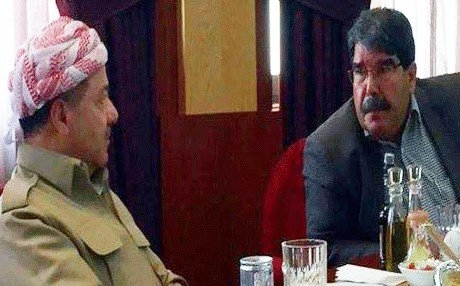 البارزاني يلتقي السفير الامريكي وصالح مسلم لمناقشة الحرب ضد داعش