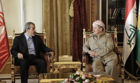 الرئيس بارزاني يستقبل السفير الايراني في بغداد