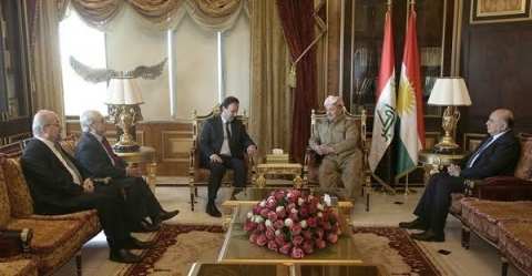 الائتلاف الوطني السوري ثمّن عالياً دور الرئيس بارزاني في الحرب ضد الإرهاب وحماسته لحل الأزمة السورية