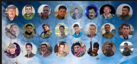 شرطة أربيل تنشر صور عناصر الأمن الـ(24) الذي استشهدوا في الكوير
