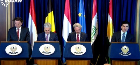 وزراء خارجية هولندا وبلجيكا ولوكسمبورغ يؤكدون دعمهم لإقليم كوردستان 
