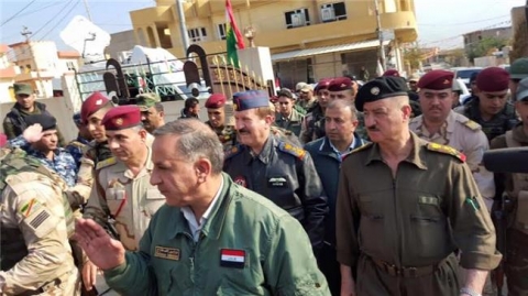 وزير الدفاع العراقي يشيد بقوات بيشمركة كوردستان
