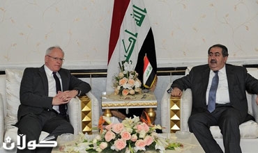 زيباري وجيفري يبحثان تكثيف الوجود المدني والتعاون الدبلوماسي