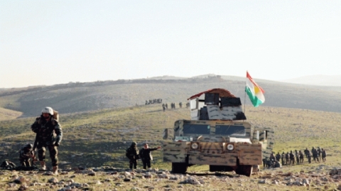 عملية مشتركة بين البيشمركة والتحالف ضد داعش في جبل قره جوغ