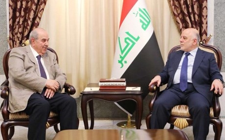 العبادي وعلاوي يبحثان تشكيل الحكومة المقبلة على أسس وطنية