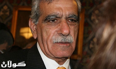 احمد ترك ورئيسا مقاطعتي الجزيرة وعفرين يزوران كوباني 