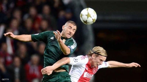 موقعة أياكس وريال مدريد تبدأ مبكرا