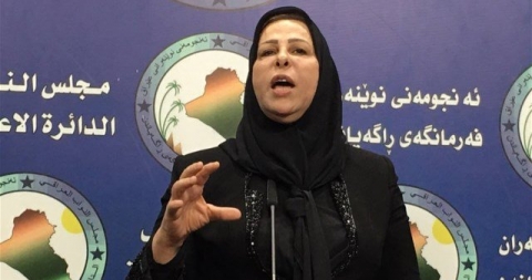 نصيف تدعو عبد المهدي للحضور في البرلمان وايضاح عدد القوات الامريكية