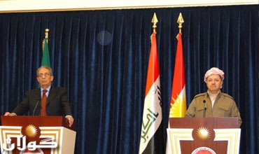 عمر موسى بحثنا مع رئيس الاقليم سبل تعزيز العلاقات الثنائية