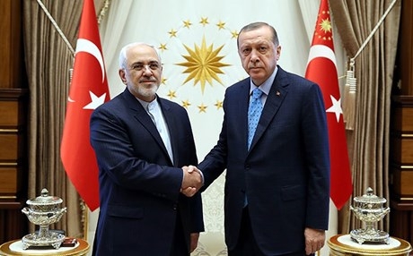 أردوغان يستقبل وزير الخارجية الايراني في أنقرة