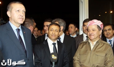 اردوغان عرض على بارزاني استخدام العملة التركية والعراقية في بلديهما