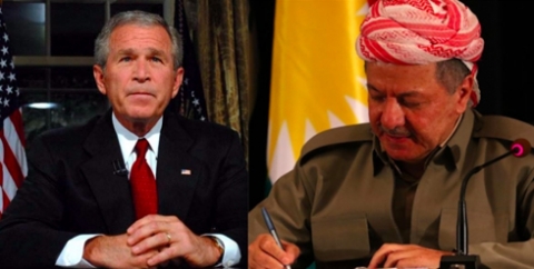 الرئيس البارزاني يعزي جورج دبليو بوش بوفاة والده