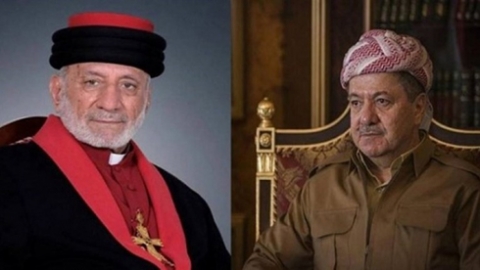 الرئيس البارزاني يواسي البطريرك مار كوركيس الثالث لرحيل شقيقته