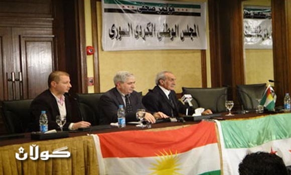 المجلس الوطني الكوردي السوري يعقد مؤتمره الصحفي الأول في القاهرة