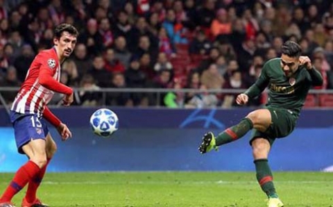 أتليتكو مدريد الإسباني يتأهل إلى ثمن نهائي أبطال أوروبا