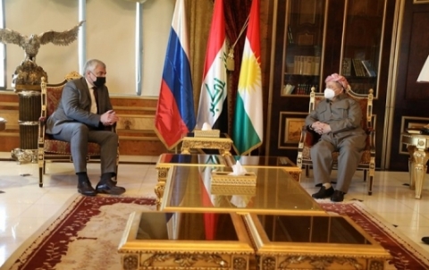 الرئيس بارزاني والسفير الروسي في العراق يبحثان الوضع السياسي ومستجدات المنطقة