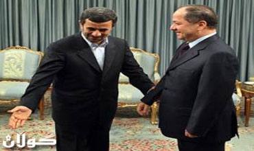 رئيس إقليم كوردستان يبحث في طهران أمن الحدود والأراضي العراقية