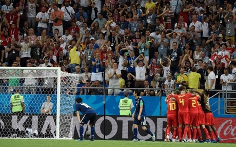 بلجيكا تقلب الطاولة على اليابان وتتأهل الى الربع النهائي بمونديال روسيا