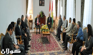 رئيس حكومة الإقليم يستقبل وفداً من الخبراء والمختصين المشاركين في مؤتمر الكوردولوجي