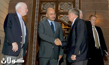 برهم صالح يبحث مع وفد من الكونغرس الأمريكي آخر تطورات الأوضاع