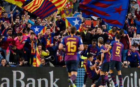 برشلونة يحسم كلاسيكو الأرض بخماسية في شباك ريال مدريد