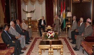 الرئيس بارزاني يستقبل عدداً من الشخصيات السياسية الكوردية من تركيا