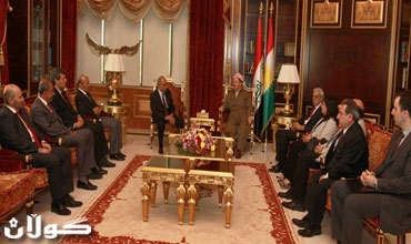 رئيس إقليم كوردستان يستقبل وفدا من الشخصيات السياسية الكوردية في تركيا