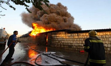 ارتفاع عدد ضحايا حريق محطة الوقود في السليمانية