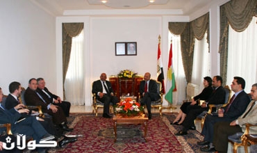 رئيس حكومة إقليم كوردستان يستقبل وفد كتلة الأحزاب في البرلمان البريطاني